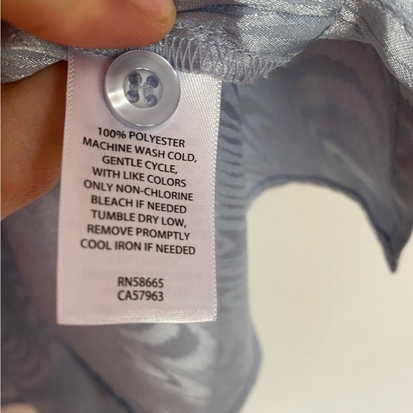 Open Edit jacquard print satin top - Picture 4 of 4